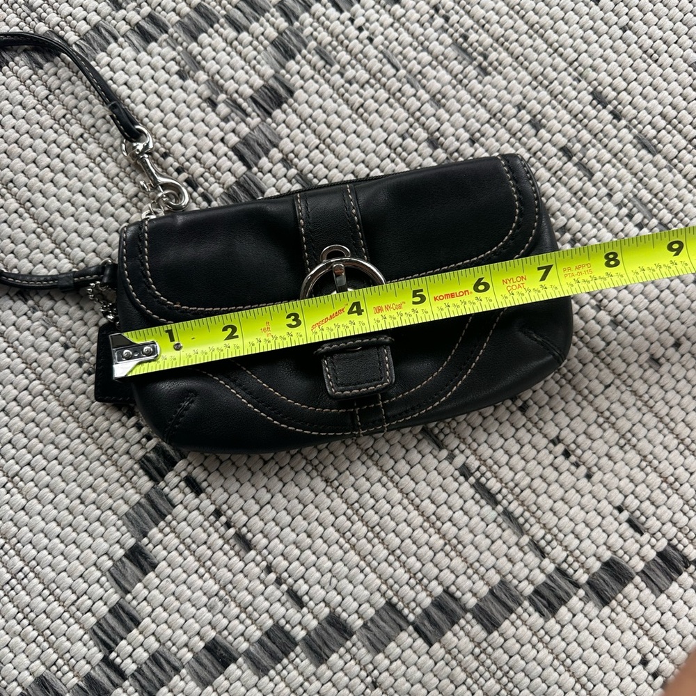 Coach Soho black wristlet/wallet. - Picture 8 of 9